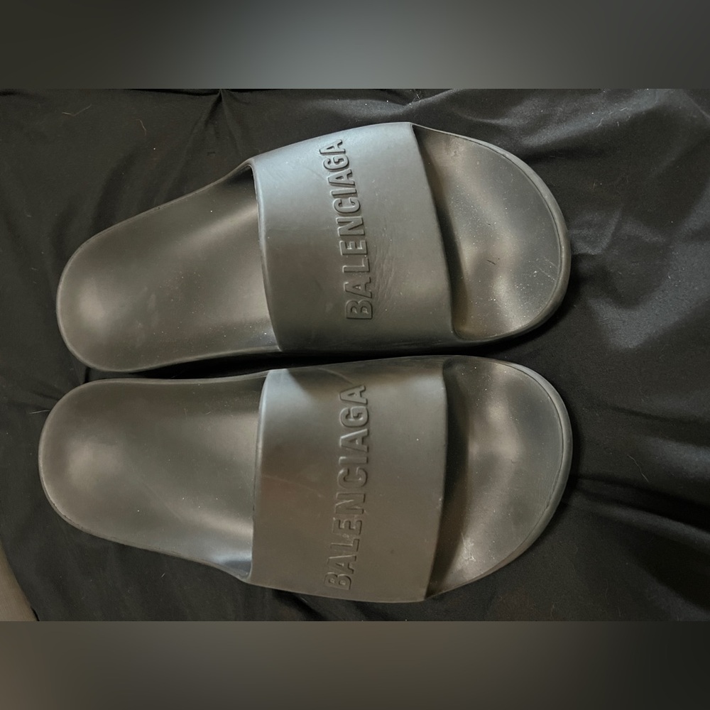Balenciaga chunky slide black size 41